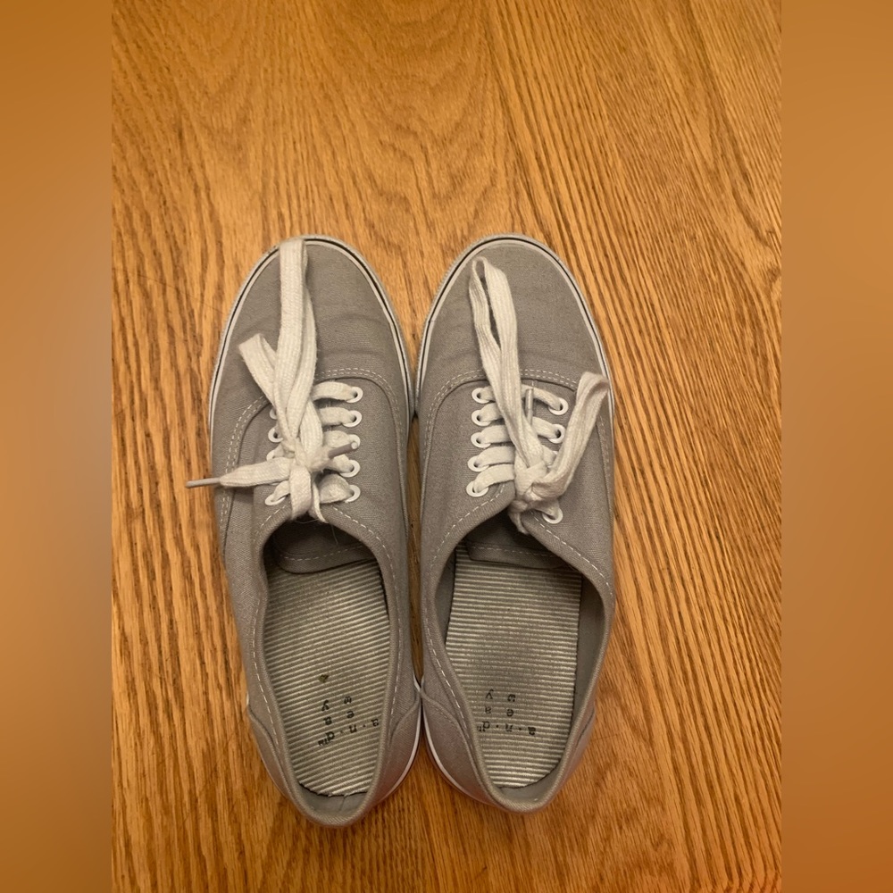 Grey sneakers